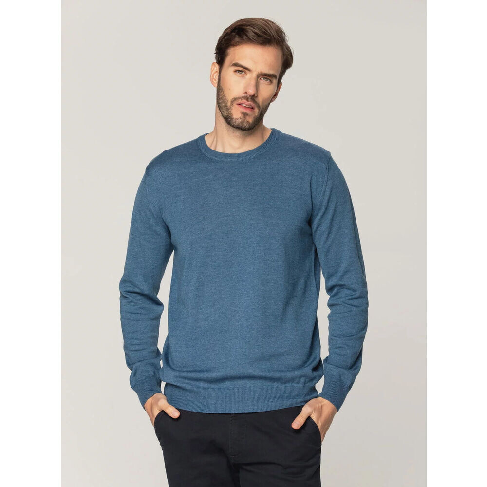 Pánsky sveter modrej farby 19307