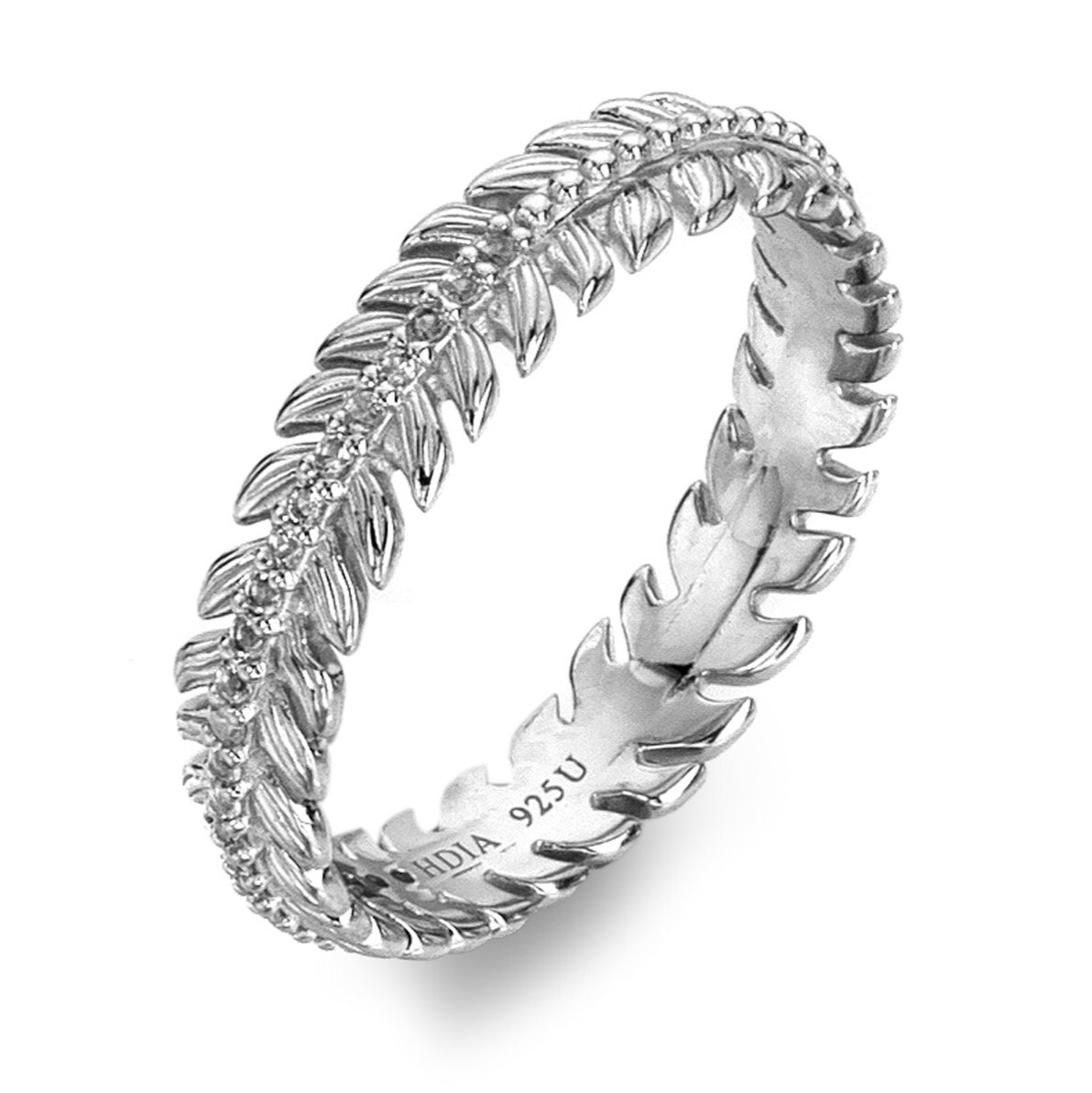 Hot Diamonds Strieborný prsteň s topazmi a diamantom Selene DR309 56 mm