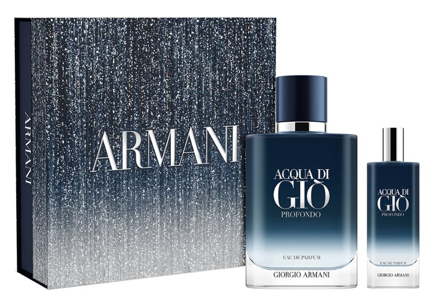 Giorgio Armani Acqua Di Giò Profondo - EDP 100 ml (plniteľná) + EDP 15 ml (Christmas Edition)