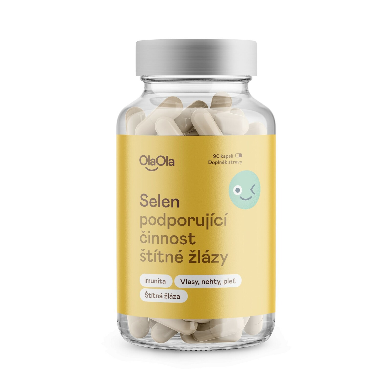 OlaOla Selén podporujúci činnosť štítnej žľazy 90 kapsúl