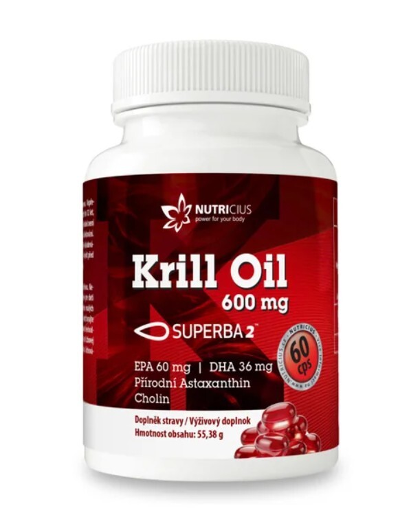 Nutricius Krill oil 600 mg Superba2 60 kapsúl