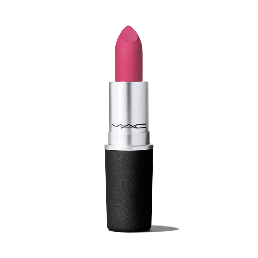 MAC Cosmetics Matný vyživujúci rúž Powder Kiss (Lipstick) 3 g Velvet Punch