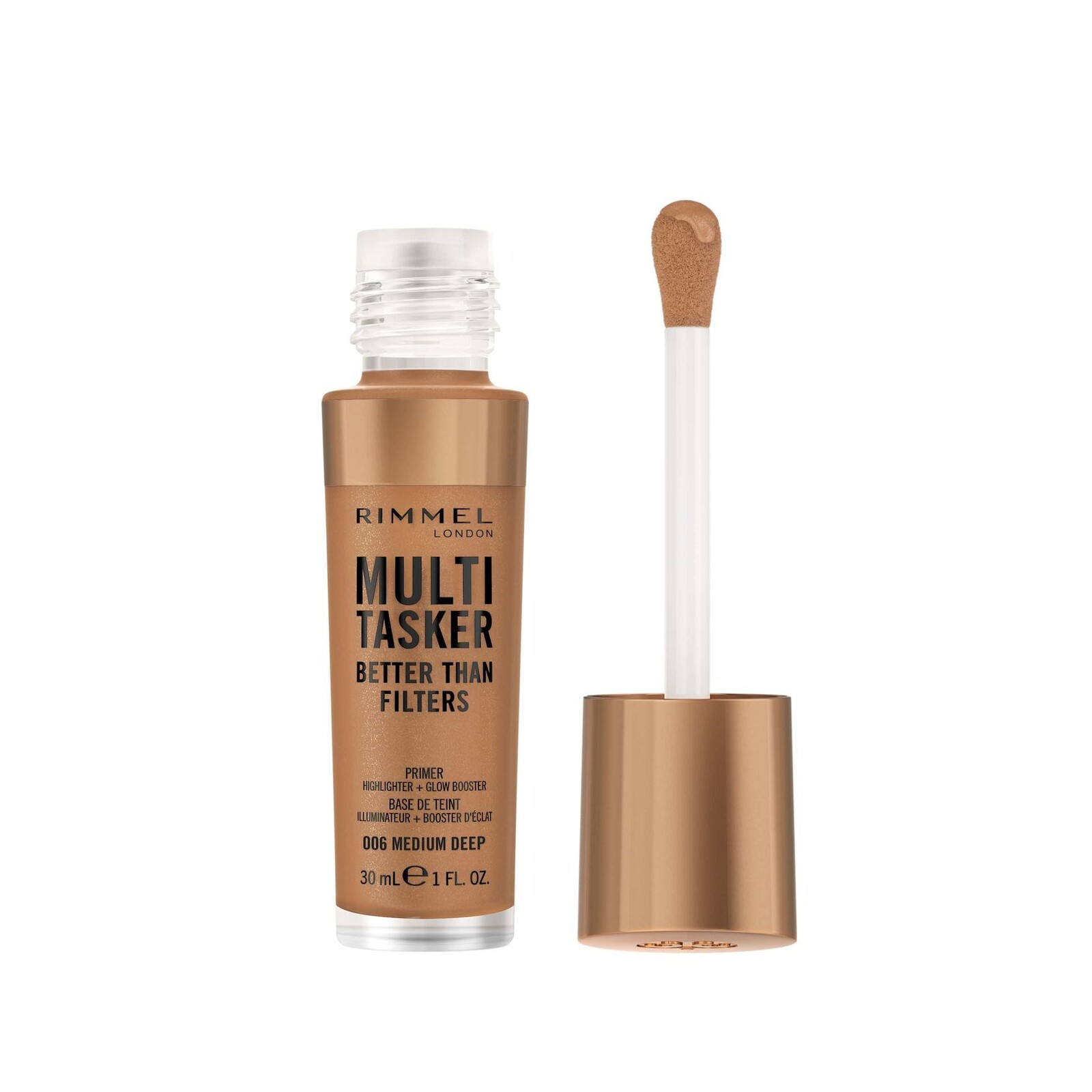Rimmel Multifunkčný make-up Better Than Filters (Primer + Highlighter + Glow Booster) 30 ml 006