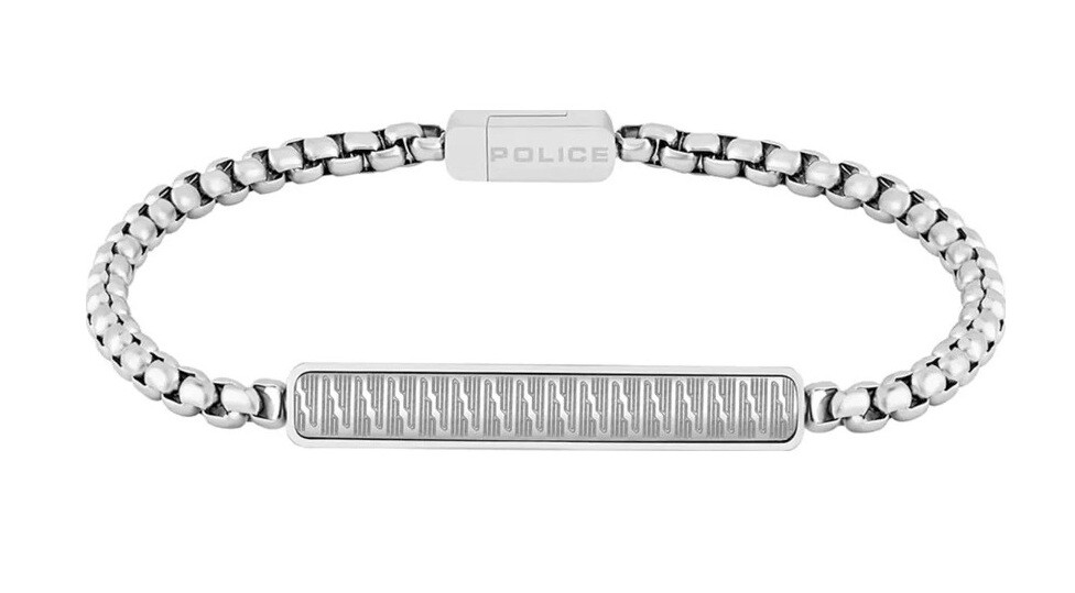 Police Pánsky náramok z ocele Kocka/Venezia PJ.2647BSS-01 19 cm