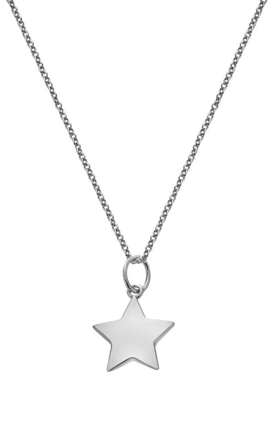 Hot Diamonds Strieborný náhrdelník Hviezda Silver Whisper SWP003 (retiazka, prívesok)