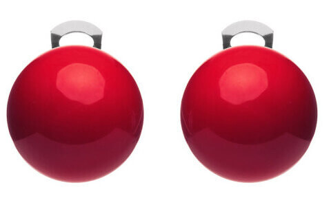 Ballsmania Originálne náušnice O154 19-1557 Rosso peperoni