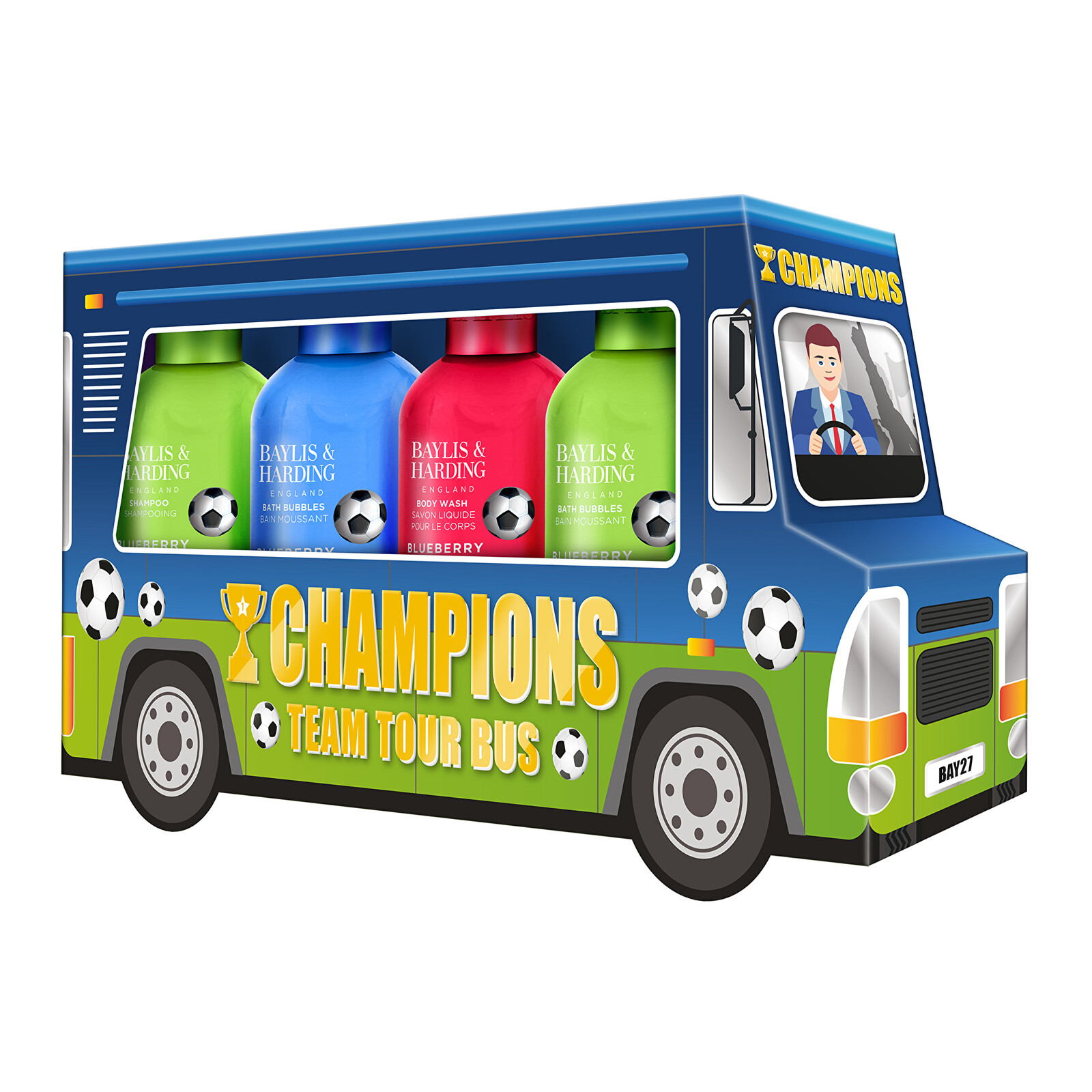 Baylis & Harding Darčeková sada Football 4 ks