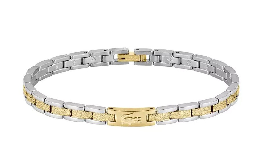 Lacoste Dámsky oceľový bicolor náramok Metropola 2040558