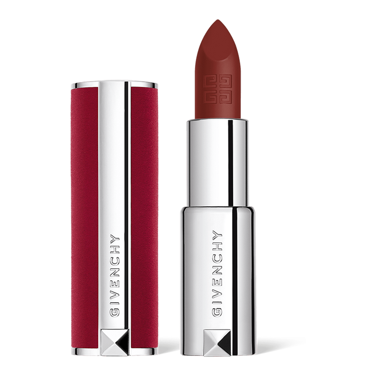 Givenchy Matný rúž Deep Velvet (Le Rouge) 3,4 g N19 Rouge Santal