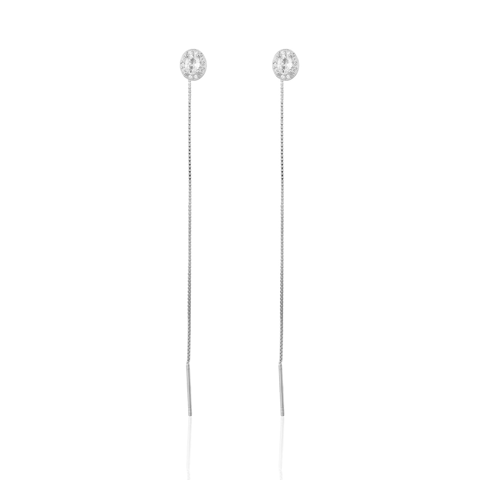 JVD Dlhé visiace náušnice zo striebra SVLE3361XJ6BI00