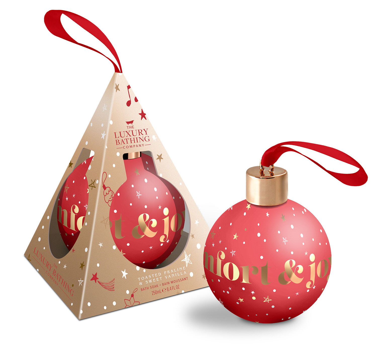 The Luxury Bathing Company Pena do kúpeľa Pralinka & Vanilka (Bath Soak) 250 ml