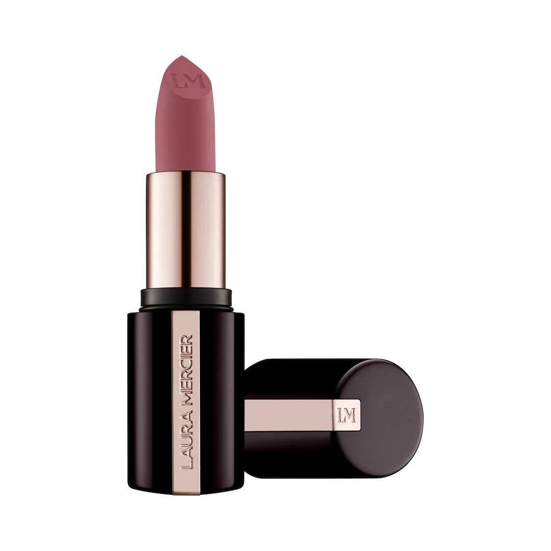 Laura Mercier Vyhladzujúci matný rúž Caviar (Smoothing Matte Lipstick) 3,8 g 750 Mauve Charmeuse