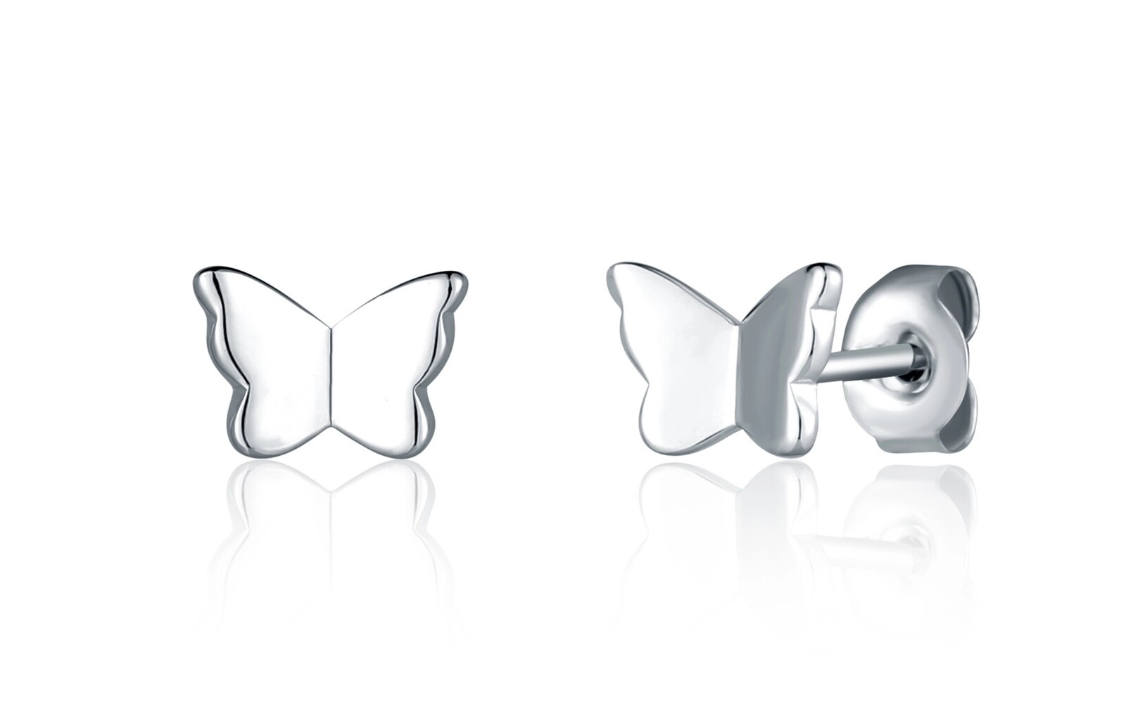 JVD Strieborné motýlikové náušnice SVLE2087X610000