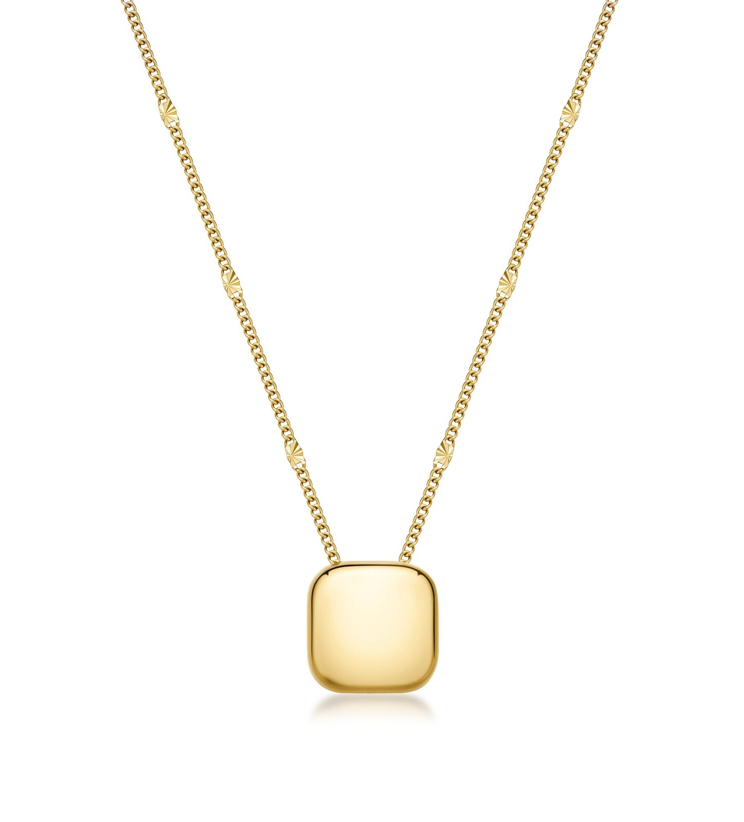 Brosway Minimalistický pozlátený náhrdelník pre ženy Muse BUE02