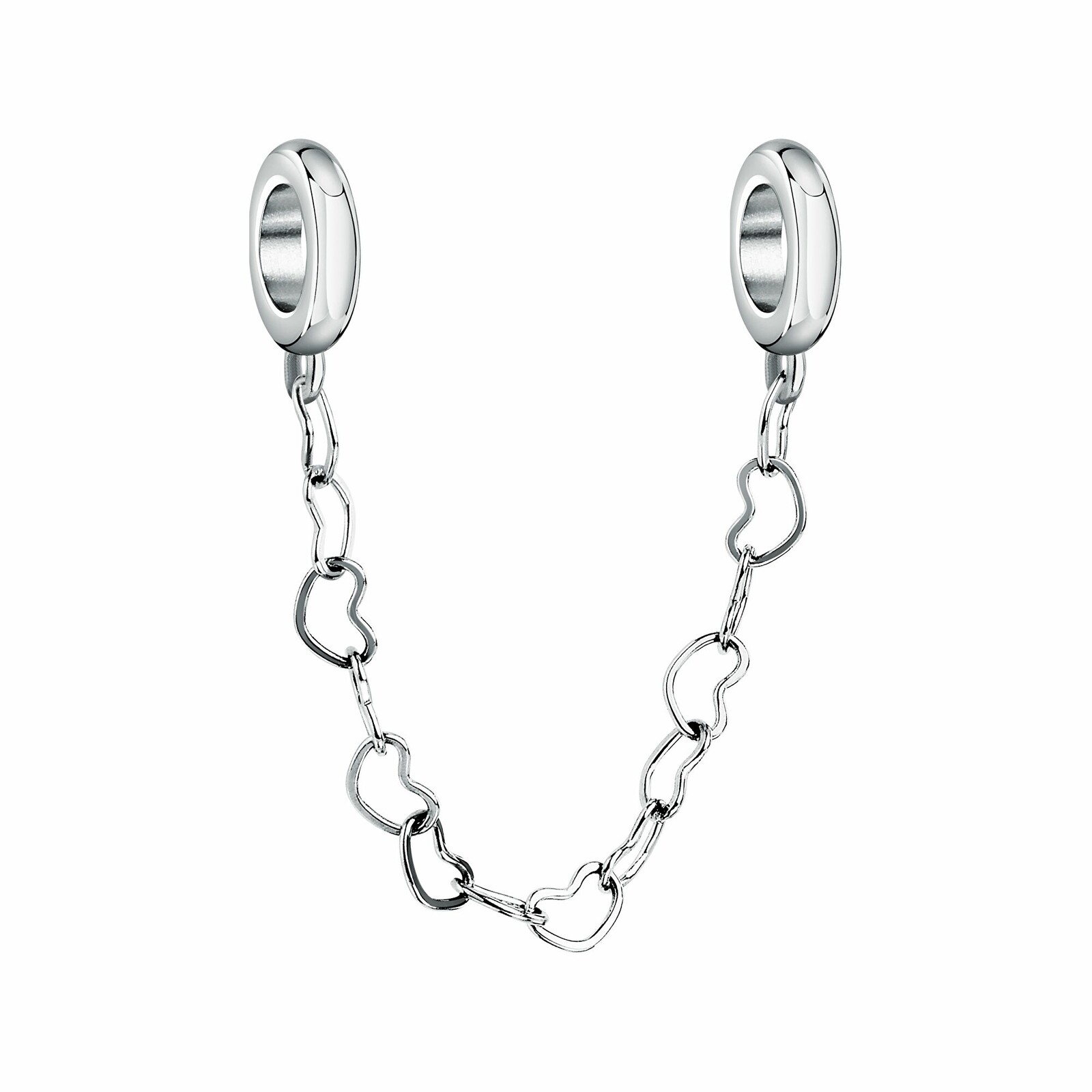 Morellato Oceľová bezpečnostná retiazka so srdiečkami Drops SCZ1411