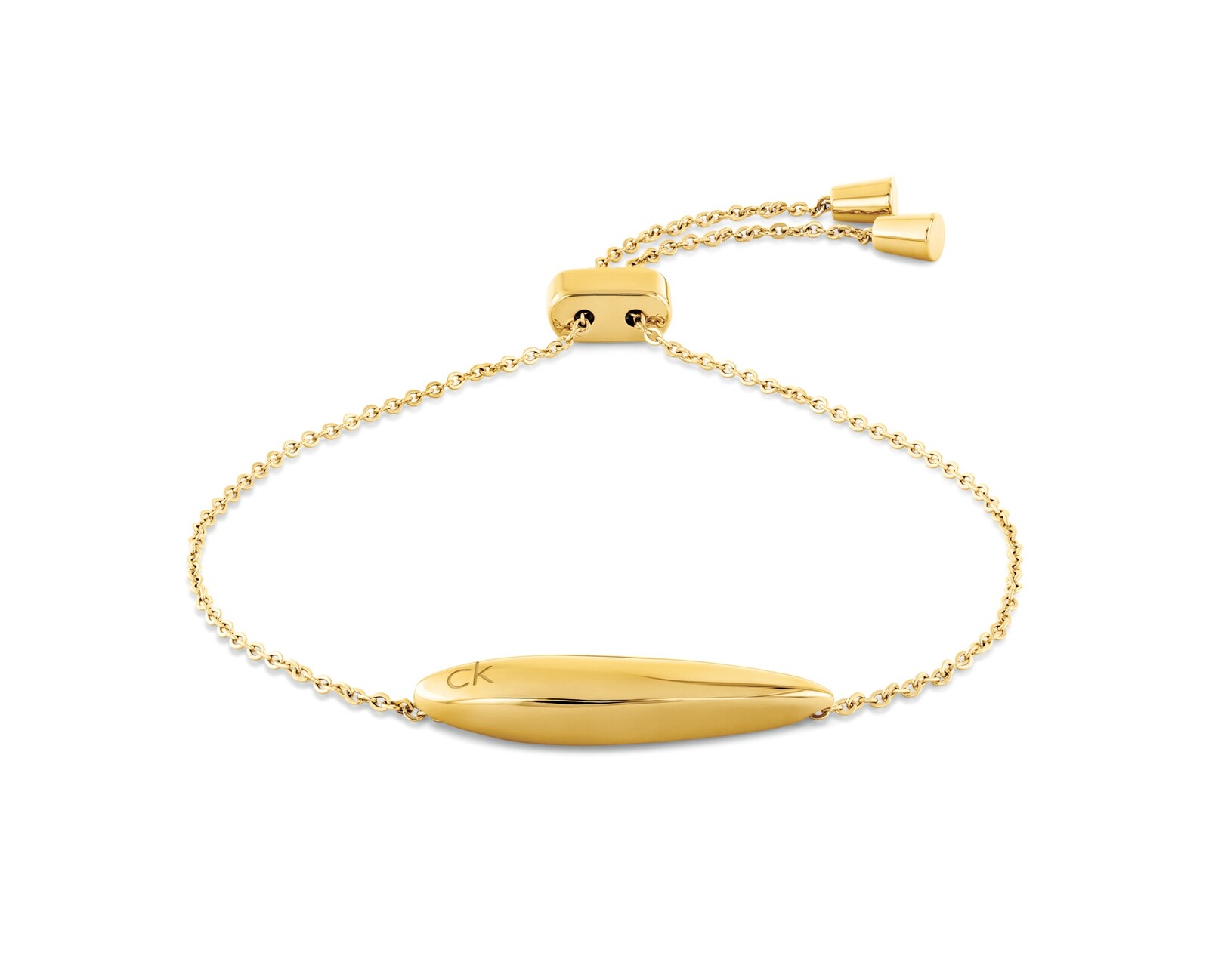 Calvin Klein Elegantný pozlátený náramok Sculpted 35000824