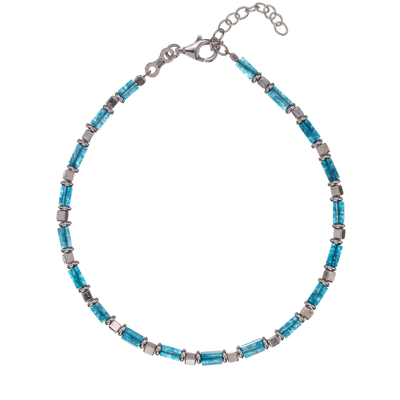 Alisia Štýlový strieborný náramok pre mužov AL5096-Argento-Blu