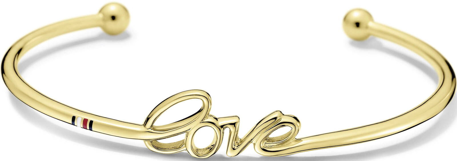 Tommy Hilfiger Pevný zlatý náramok Love 2700941