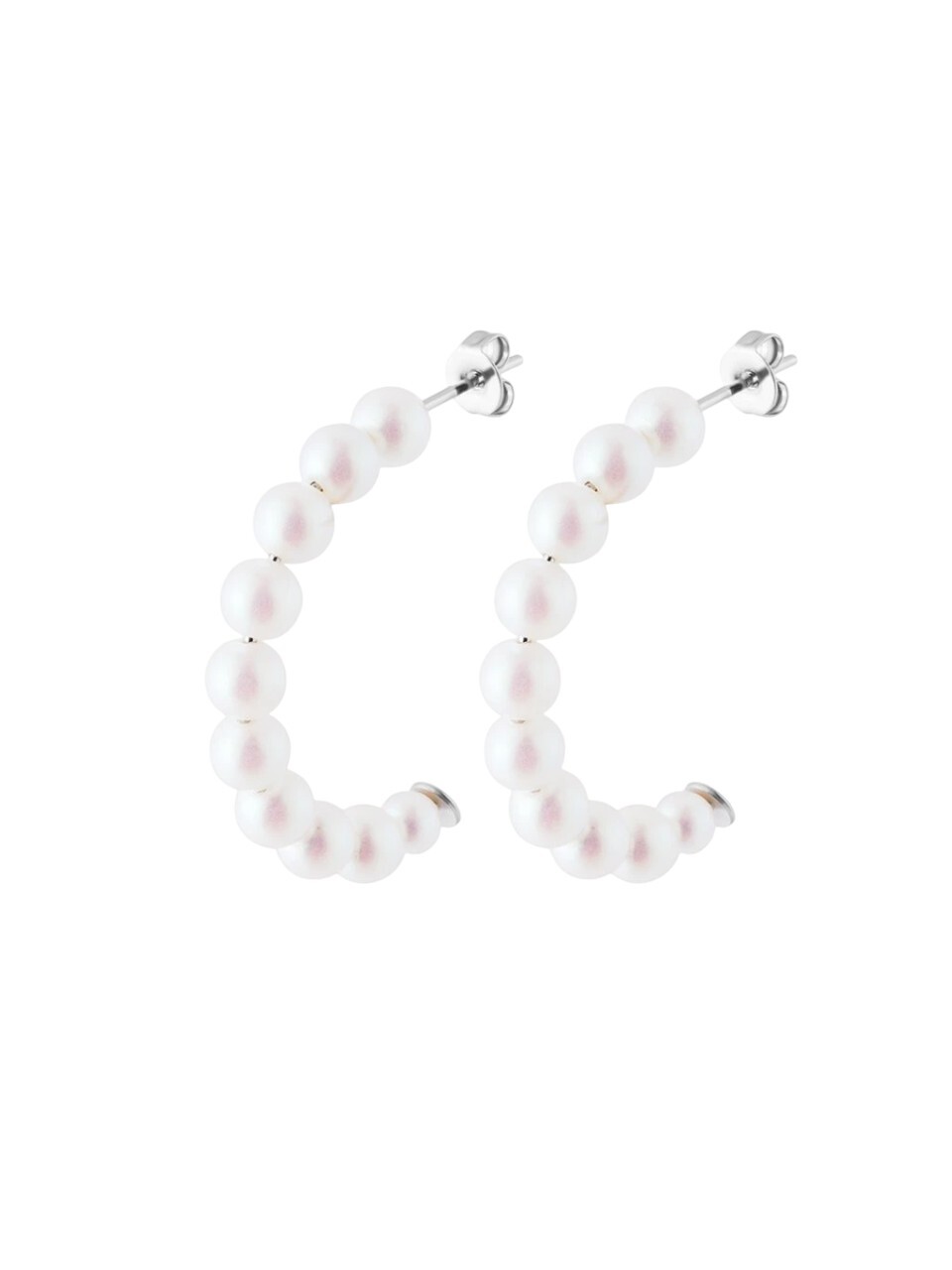 Preciosa Nežné oceľové náušnice s perličkami Phoebe Spotlight 7505 01