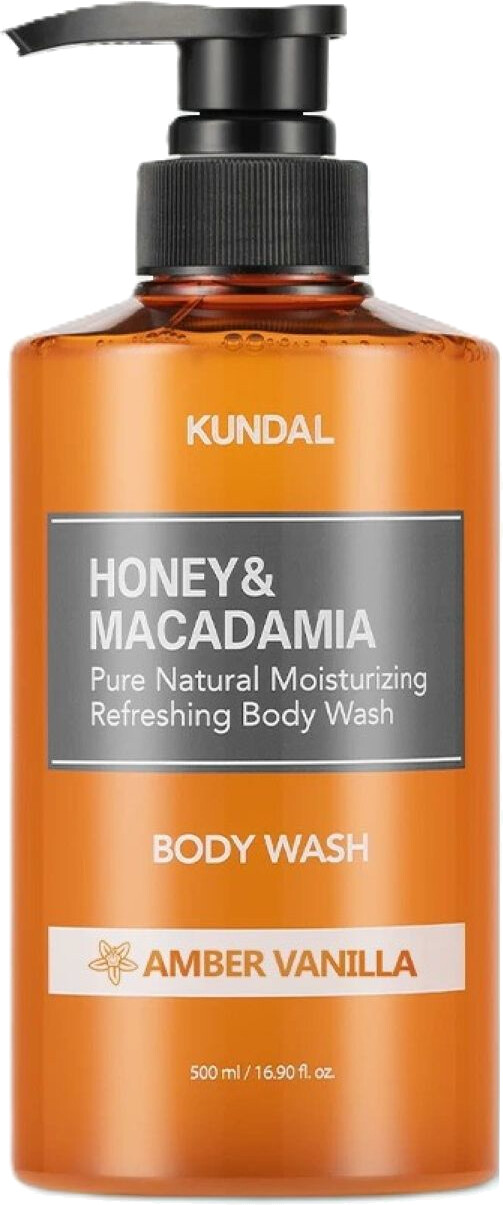 KUNDAL Sprchový gél Honey & Macadamia Amber Vanilla (Body Wash) 500 ml