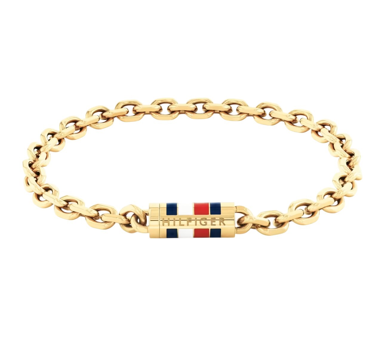 Tommy Hilfiger Originálny pozlátený náramok Bruce Chain 2790653 17,5 cm
