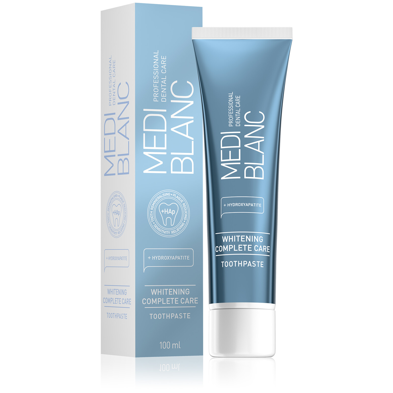 MEDIBLANC Bieliaca zubná pasta pre kompletnú starostlivosť (Whitening Complete Care Toothpaste) 100 ml