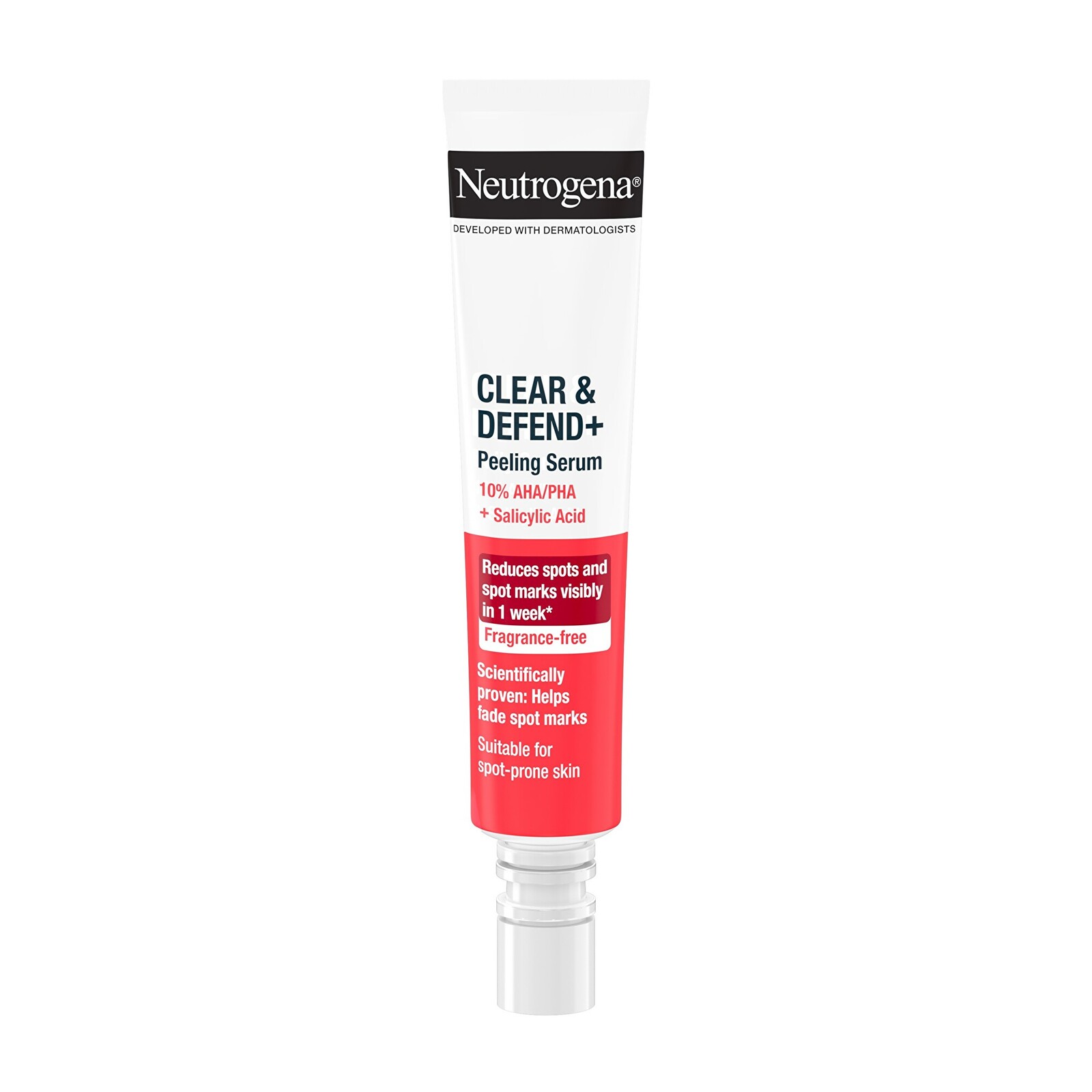 Neutrogena Sérum proti pupienkom Clear & Defend+ (Peeling Serum) 30 ml