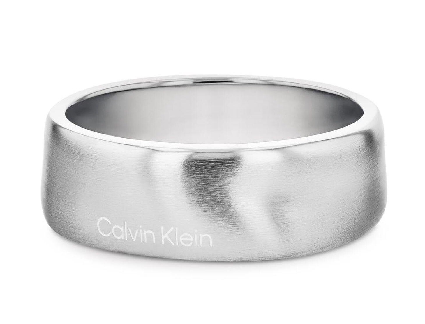 Calvin Klein Pánsky prsteň z ocele Metallic Waves 35100037 62 mm