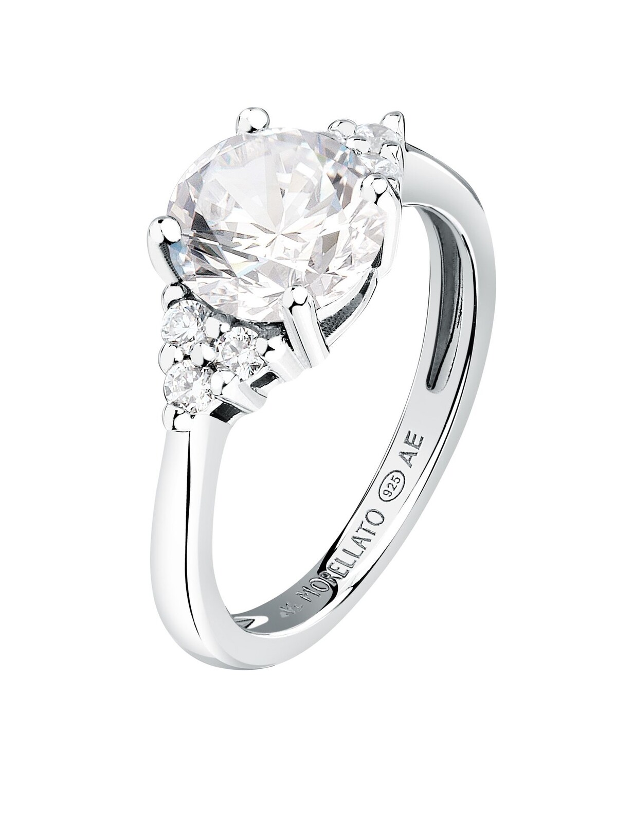 Morellato Blyštivý strieborný prsteň pre ženy Tesori SAIW29901 54 mm