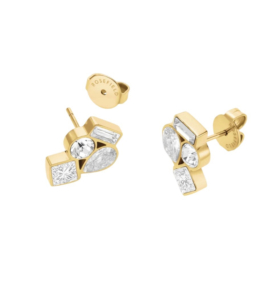 Rosefield Originálne pozlátené náušnice JECCG-J1170