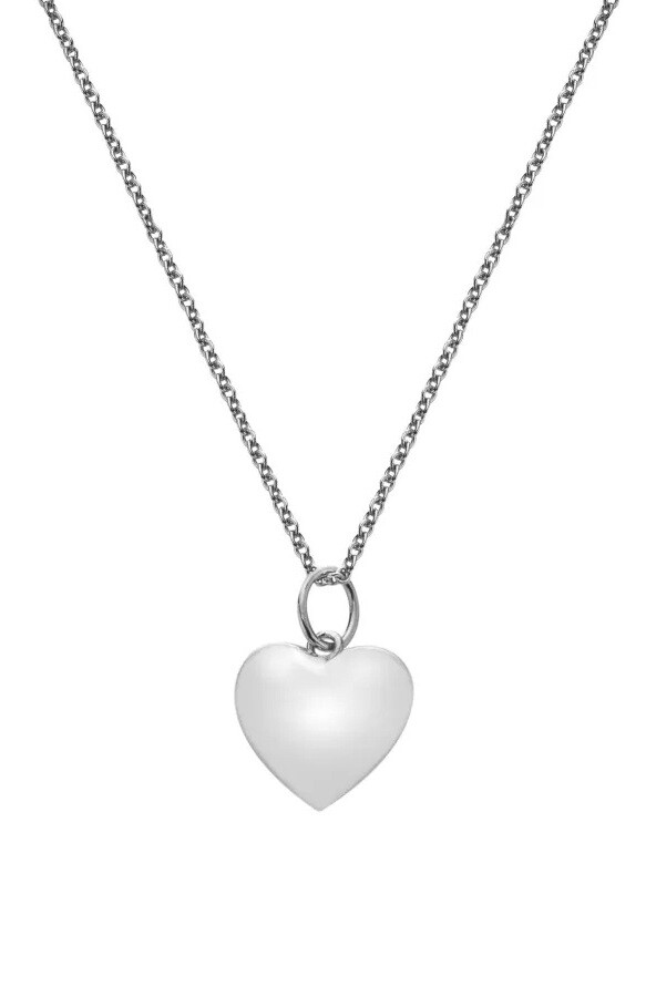 Hot Diamonds Strieborný náhrdelník so srdiečkom Silver Whisper SWP001 (retiazka, prívesok)