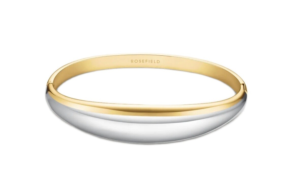 Rosefield Elegantný pevný bicolor náramok Dome JBDBD-J1218