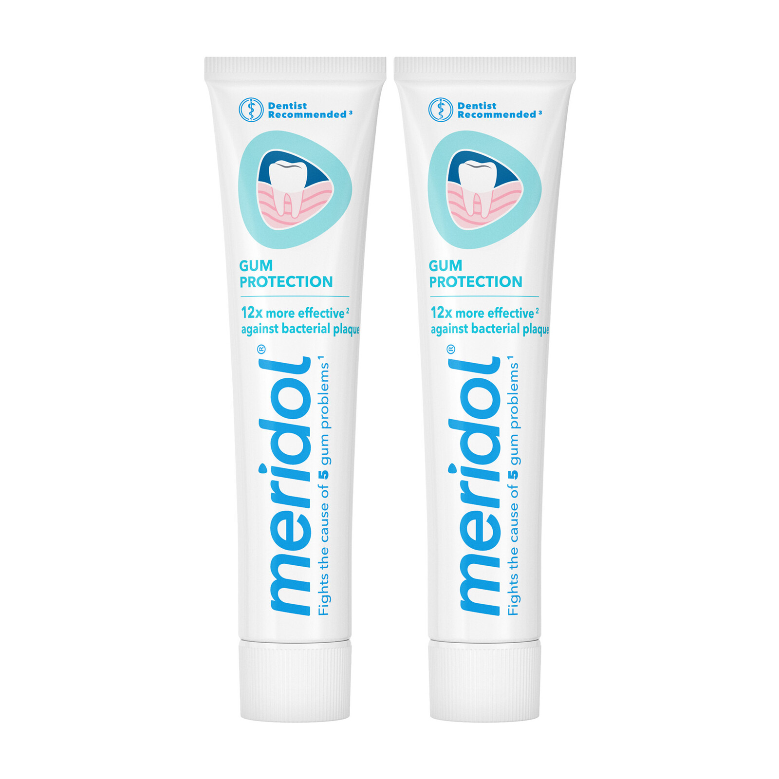 Meridol Zubná pasta na ochranu ďasien 2 x 75 ml
