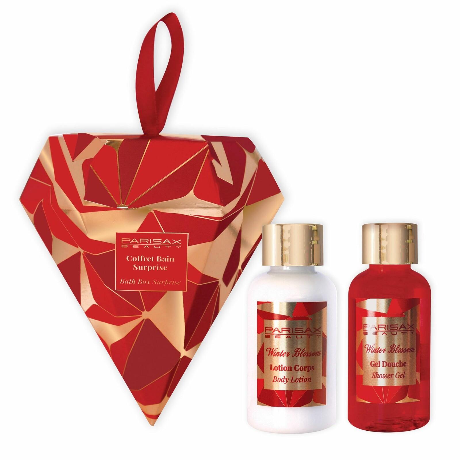 Parisax Darčekový diamond box na stromček Magnolia (Bath Box Surprise) 2 ks