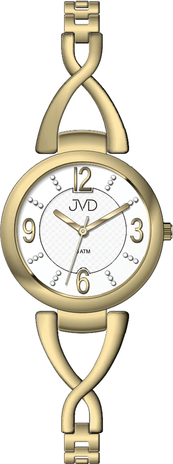 JVD Analógové hodinky J4204.1