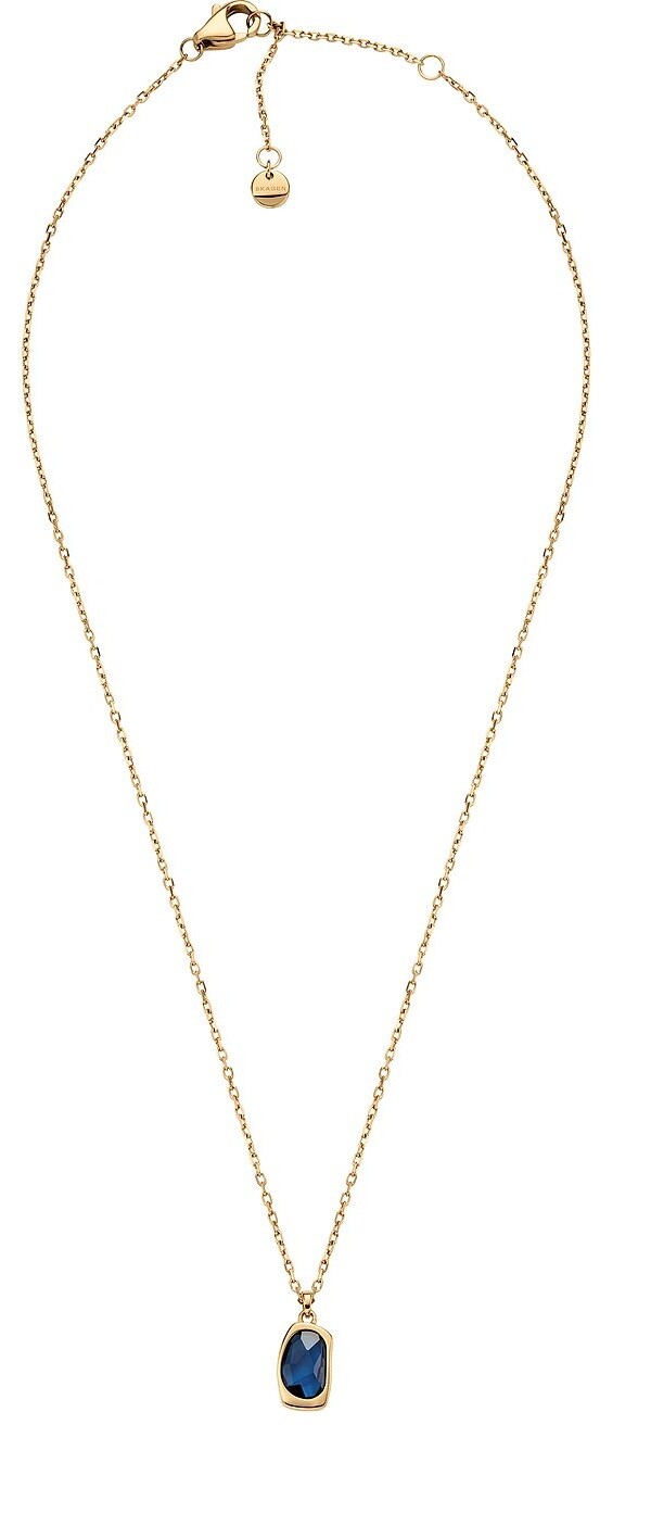 Skagen Pozlátený náhrdelník Sofie Sea Glass SKJ1884710