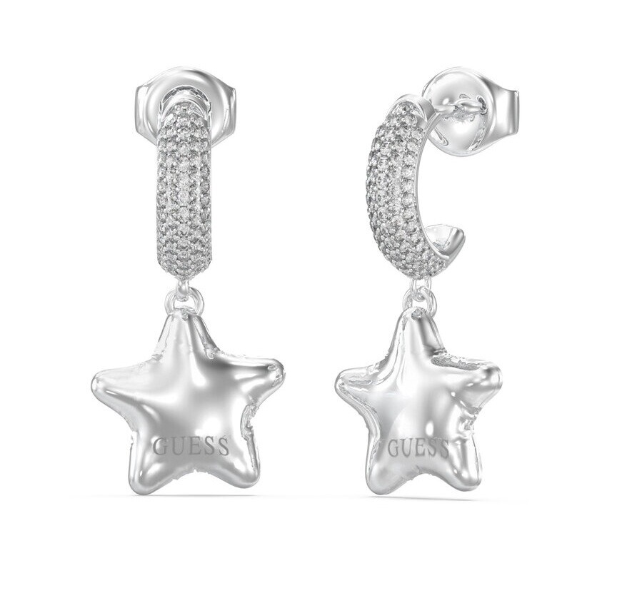 Guess Jedinečné náušnice s hviezdičkou Iconique JUBE05548JWRHT/U