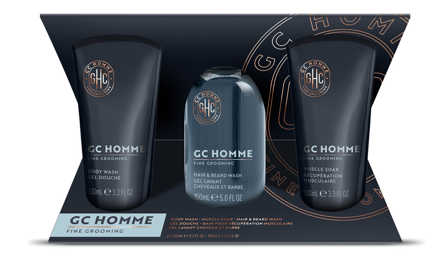 Grace Cole Darčeková sada starostlivosti o telo Čierne korenie & Mandarinka 3 ks