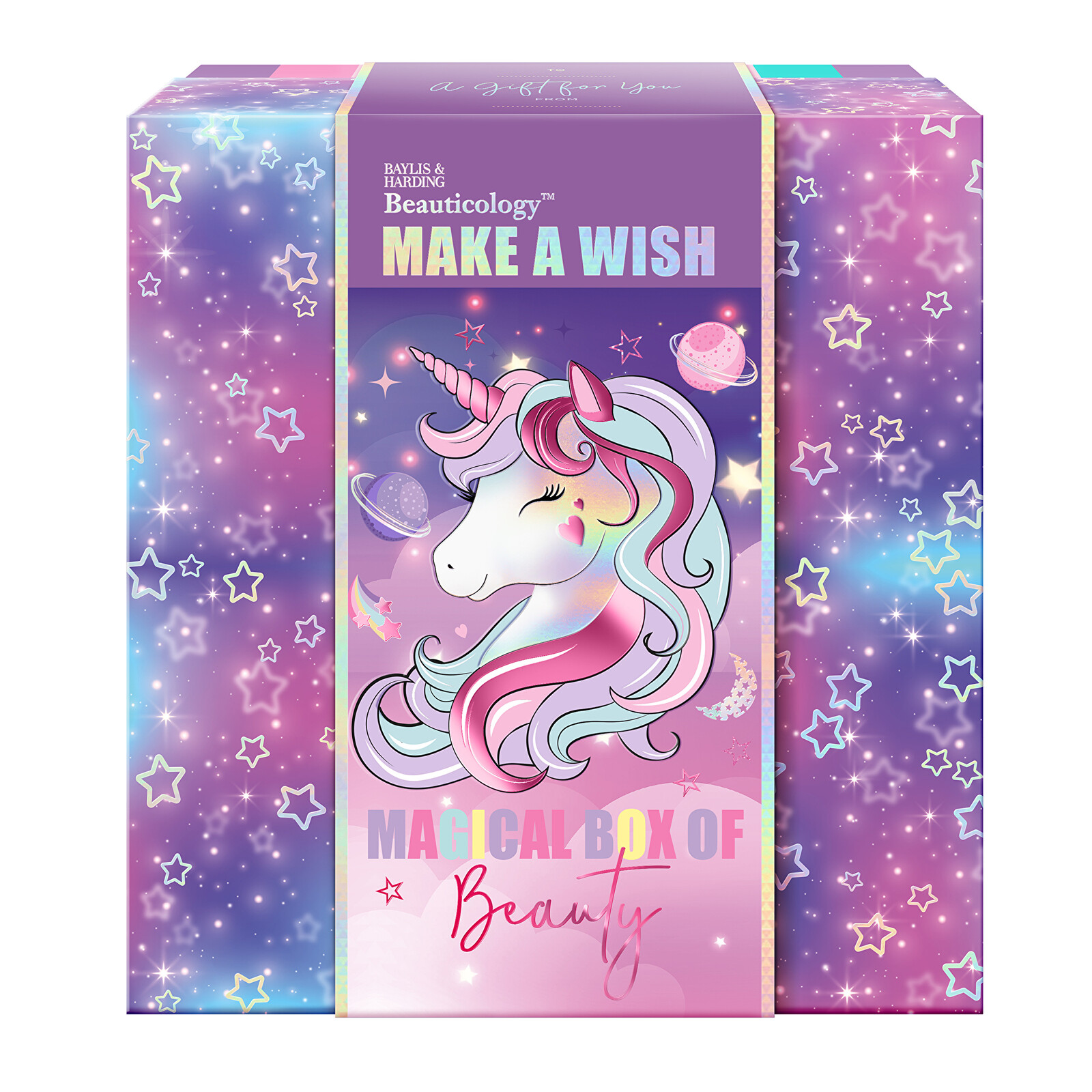 Baylis & Harding Darčeková sada Jednorožec Set 4 ks