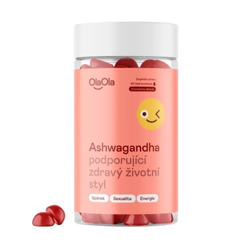 OlaOla Želé Ashwagandha podporujúci zdravý životný štýl 60 kusov
