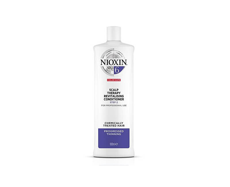 Nioxin Revitalizér pokožky pre rednúce normálne až silné prírodné aj chemicky ošetrené vlasy System 6 (Conditioner System 6) 1000 ml