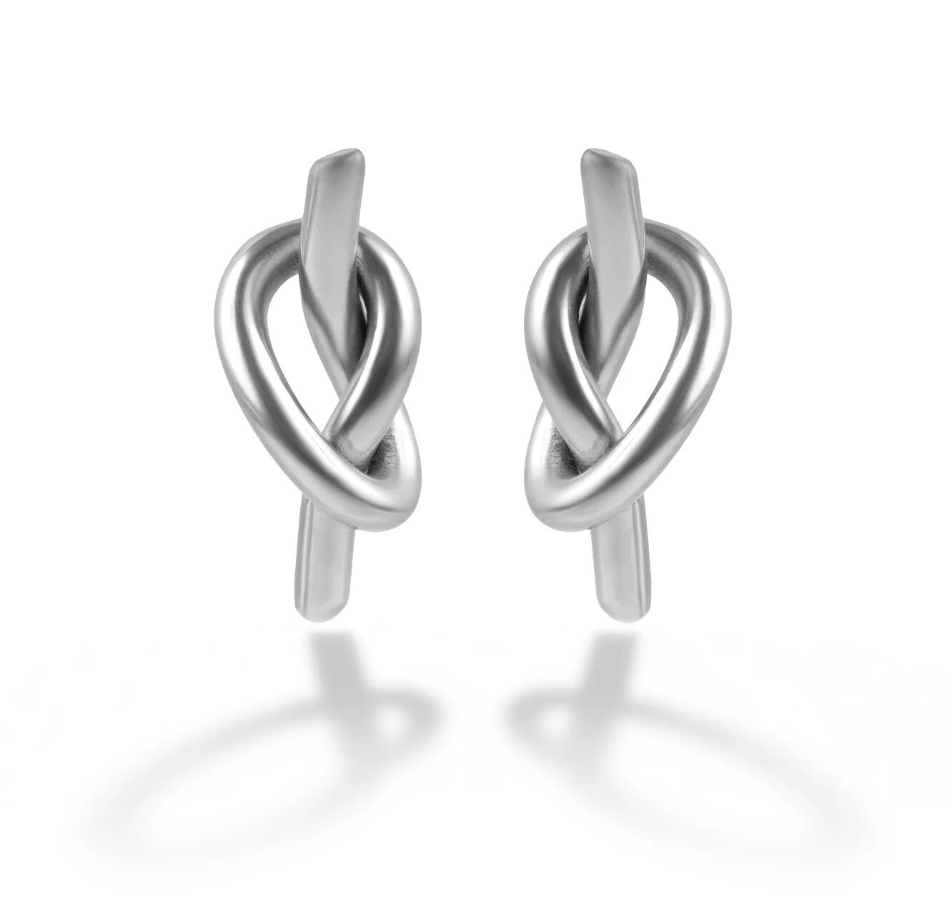 Marc Malone Oceľové náušnice Uzol Serin MCE250382S