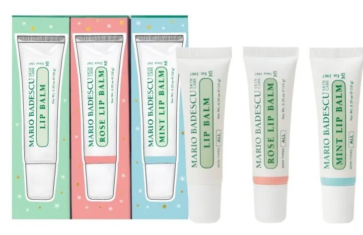 Mario Badescu Darčeková sada balzamov na pery Lip Balm Trio