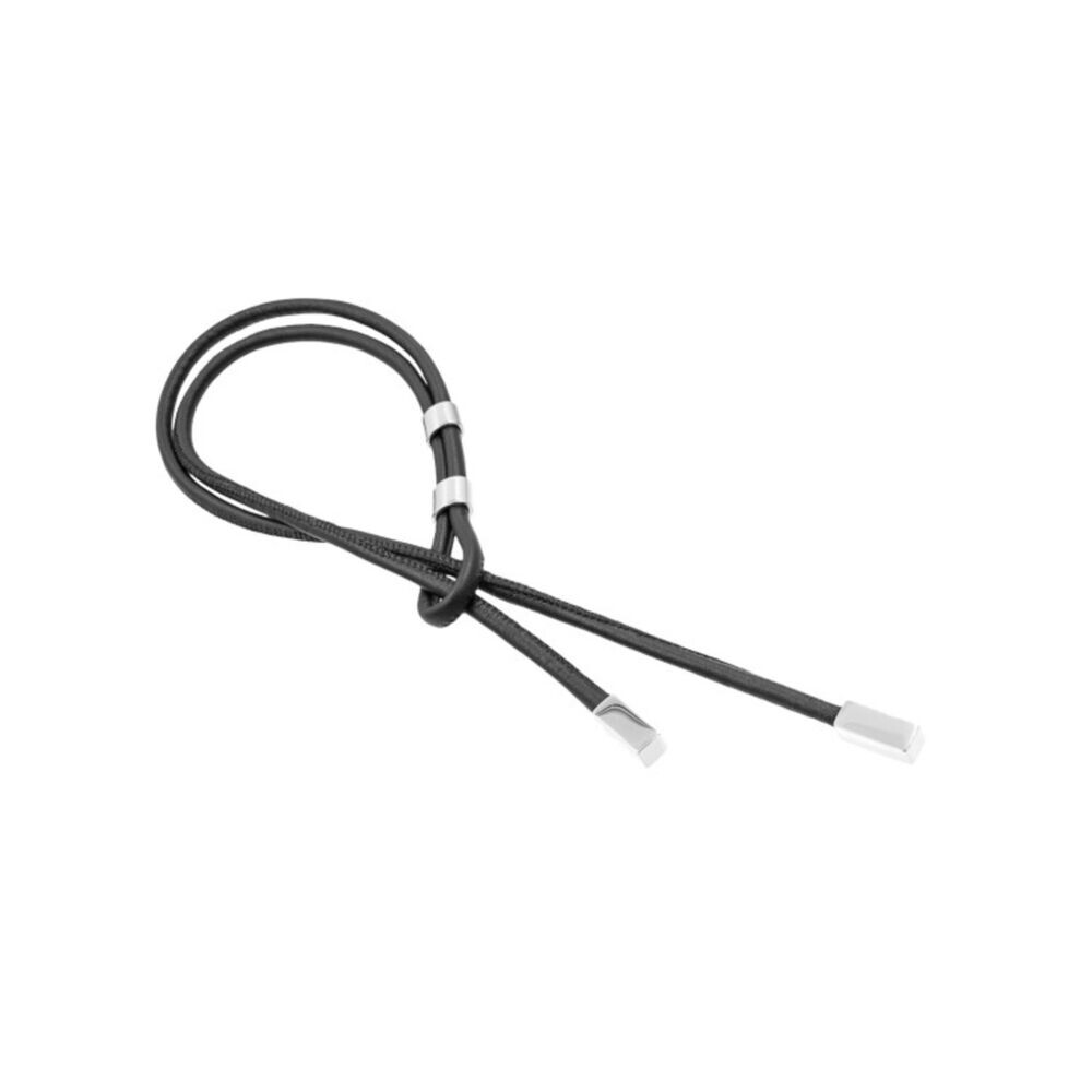 Kožený náhrdelník dámsky s dvomi príveskami 18958