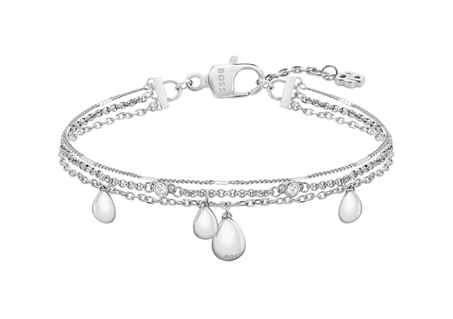 Hugo Boss Trojitý oceľový náramok pre ženy Selena 1580767