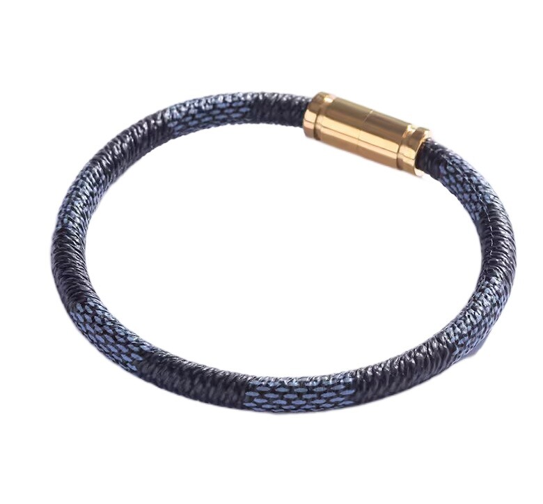 Marc Malone Štýlový pánsky náramok zo syntetickej kože MCGB5040