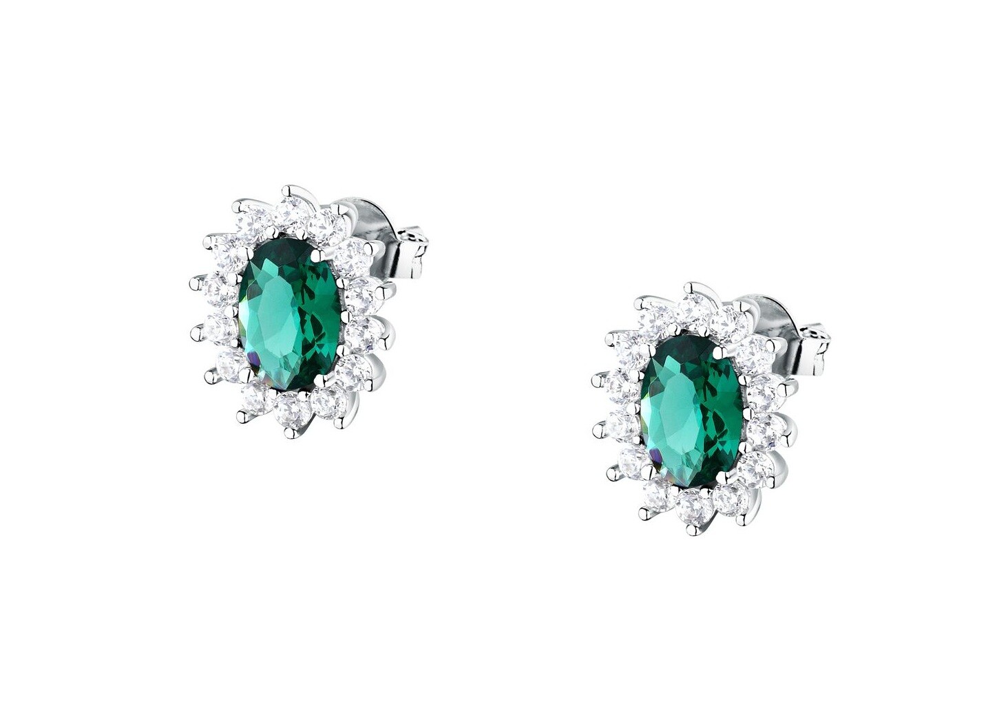 Morellato Luxusné strieborné kôstky s kubickými zirkónmi Tesori SAIW286