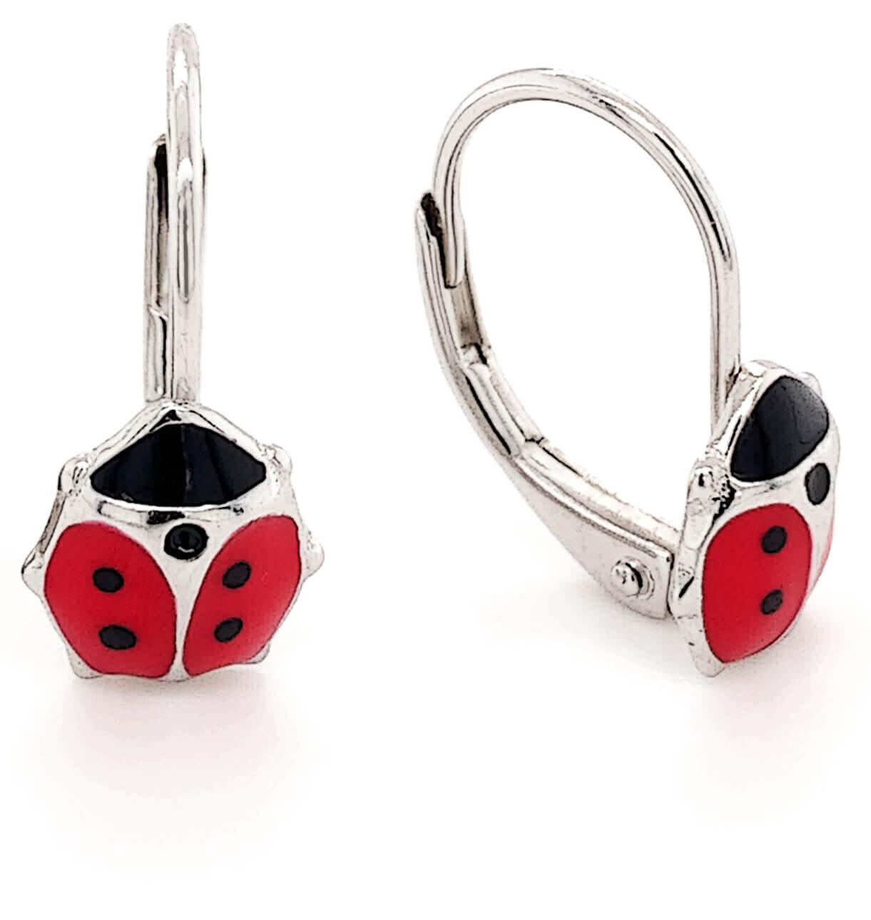 MOISS Hravé strieborné náušnice Lienky E0002028