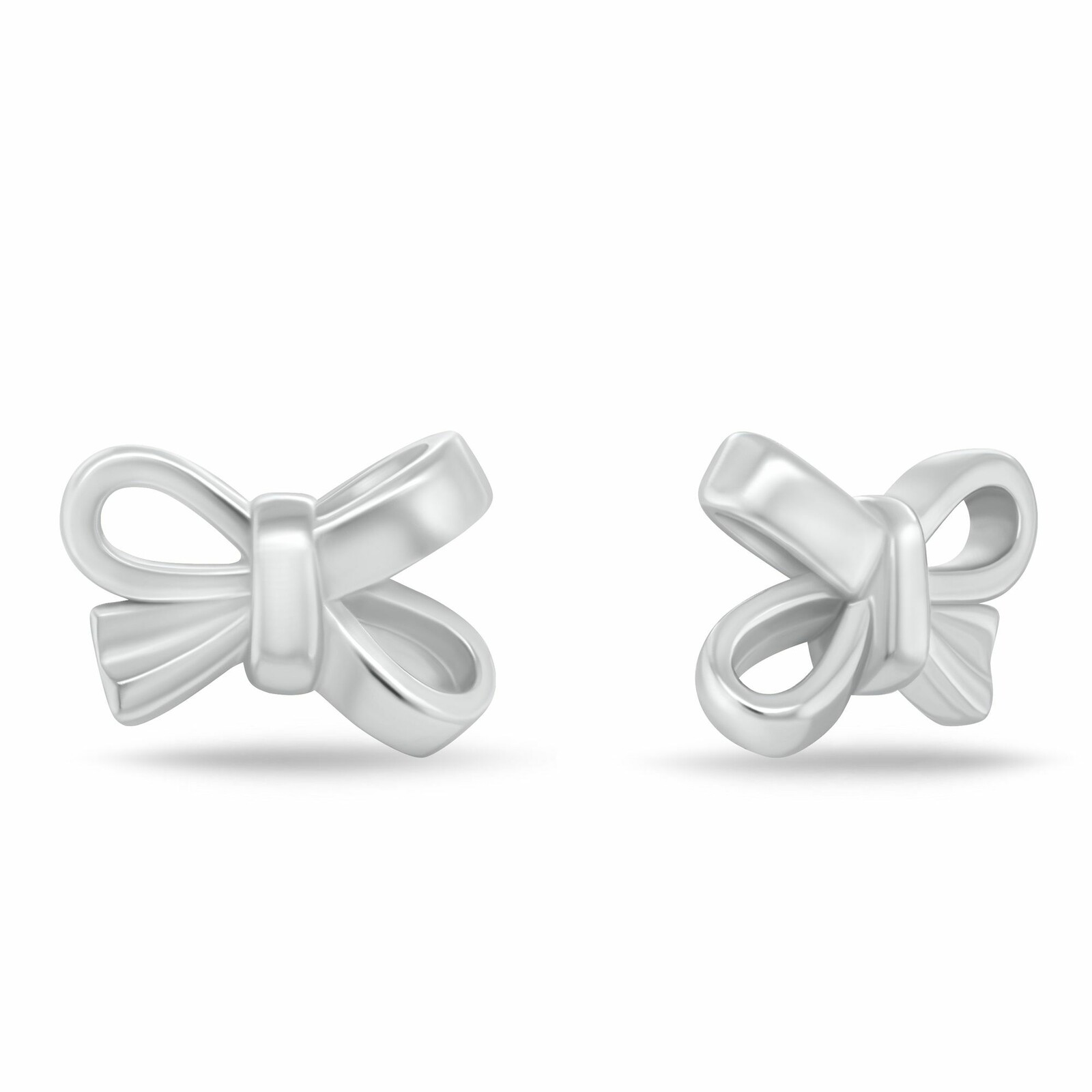 Brilio Silver Strieborné náušnice Mašličky EA1206W