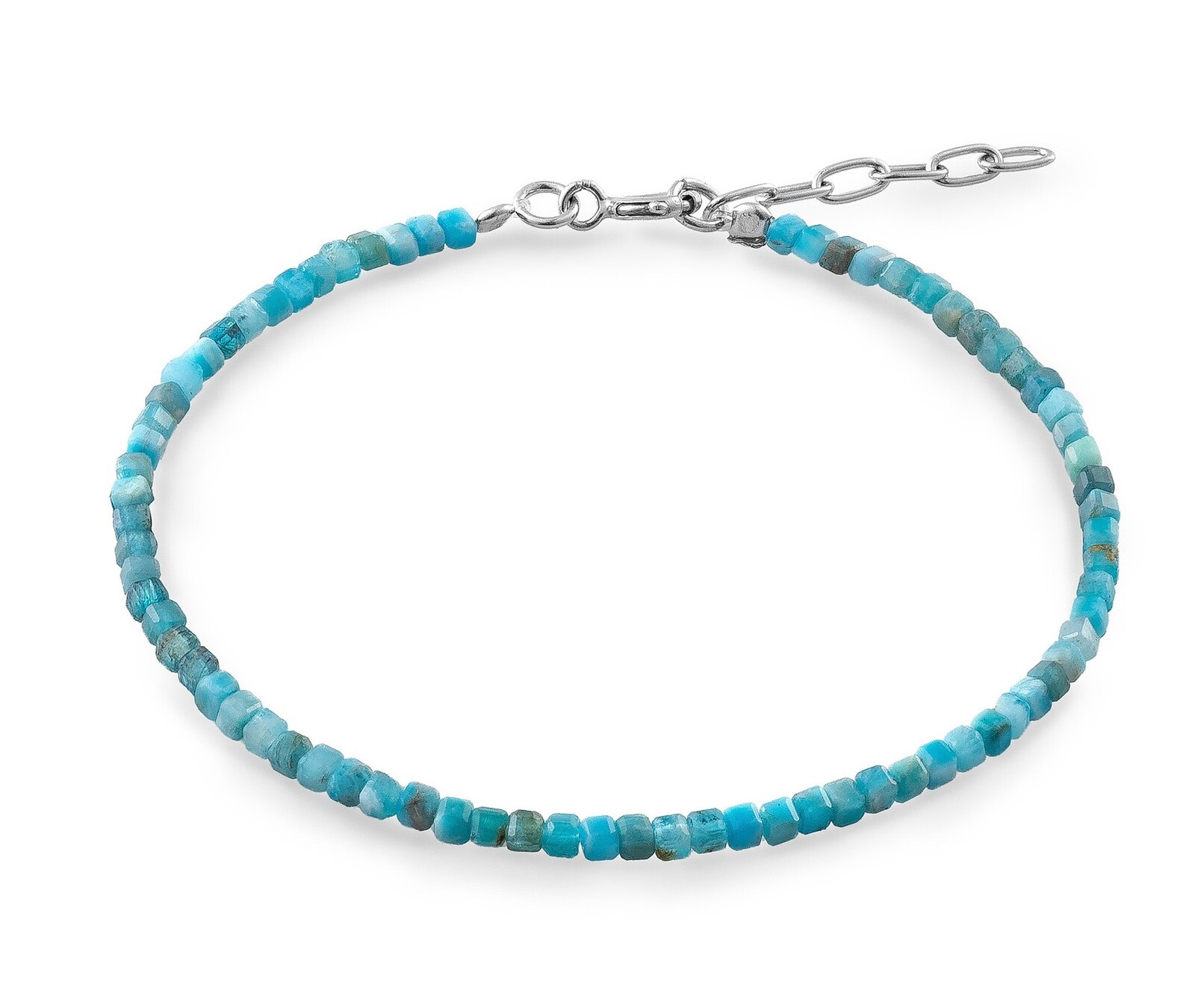 AGAIN Jewelry Minerálny náramok z apatitu AJKNR011